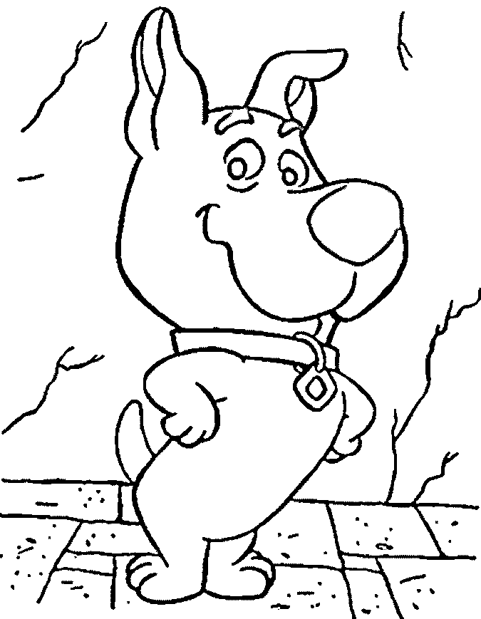 coloriage scrappy doo le neveu de scoubidou